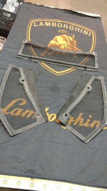 LAMBORGHINI AVENTADOR COUPE ROADSTER REAR BUMPER UPPER INTAKE GRILL VENTS OEM