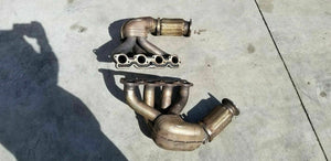 FERRARI 458 ITALIA EXHAUST HEADER MANIFOLD LEFT AND RIGHT SET OEM 264391 264390